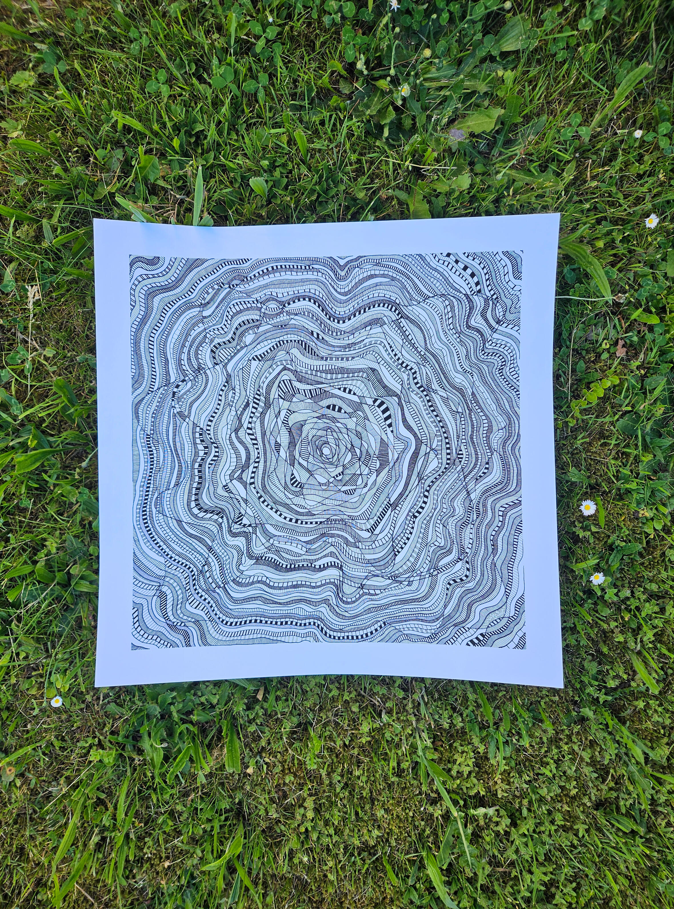 Linienüberflutung 50x50