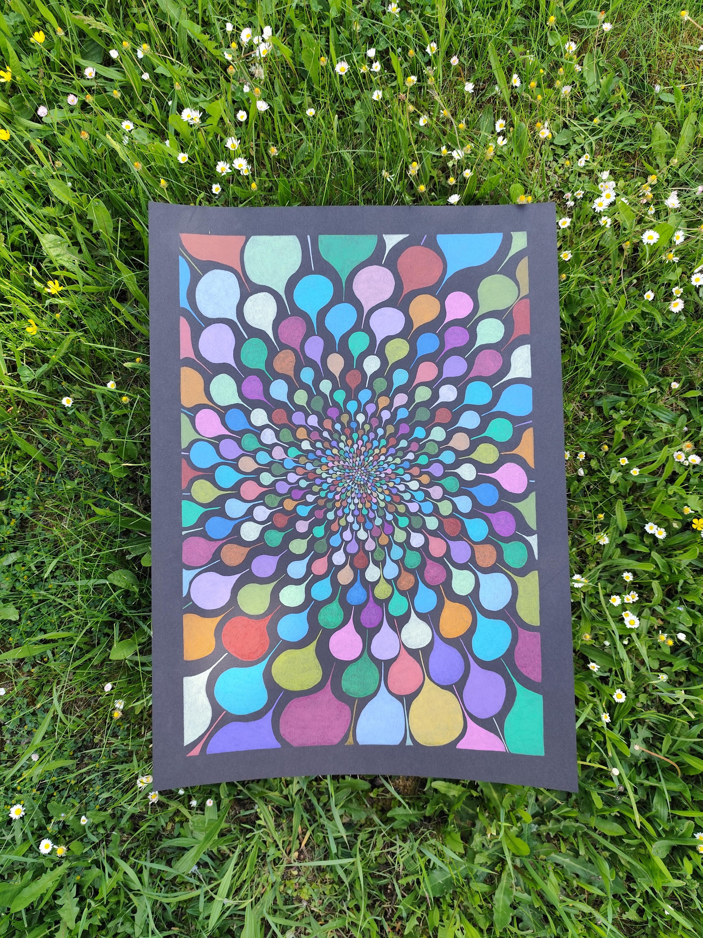 Tanz der Tropfen 70x50