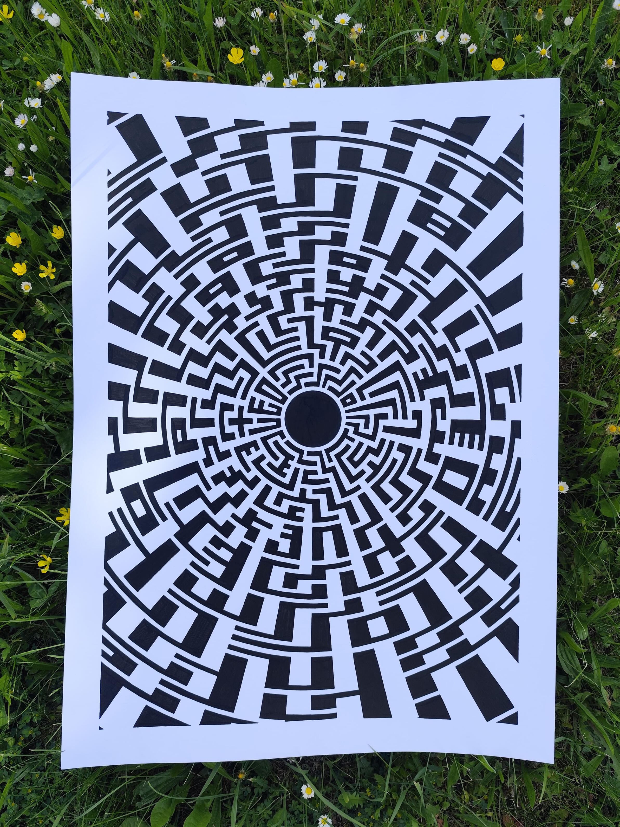 Im Labyrinth der Gedanken 70x50